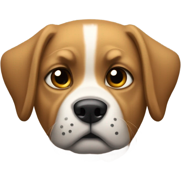 Perro con manchas negros emoji