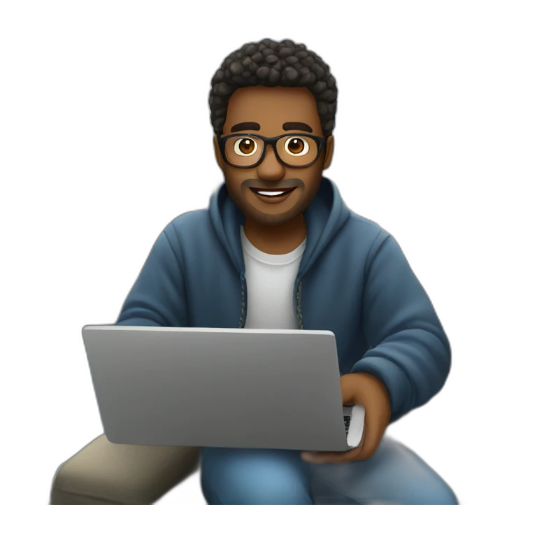 software programmer on a boat emoji