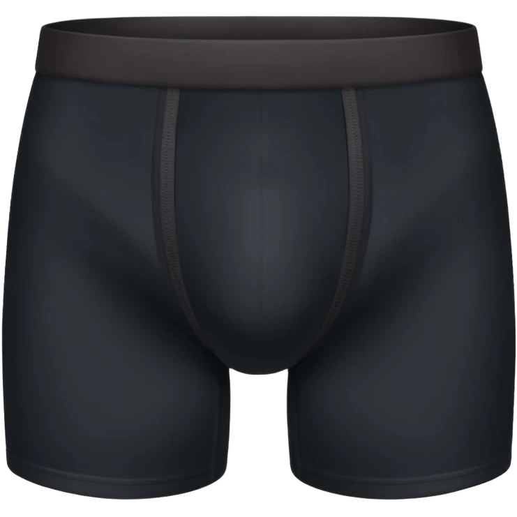 black male underwear isolated emoji