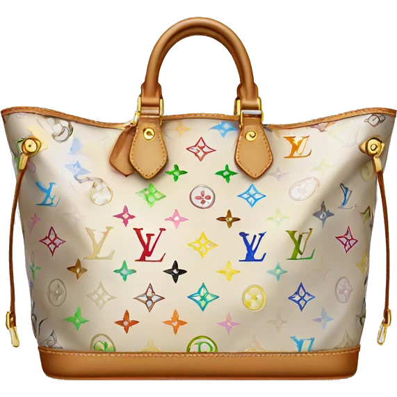 Designer Louis Vuitton bag emoji
