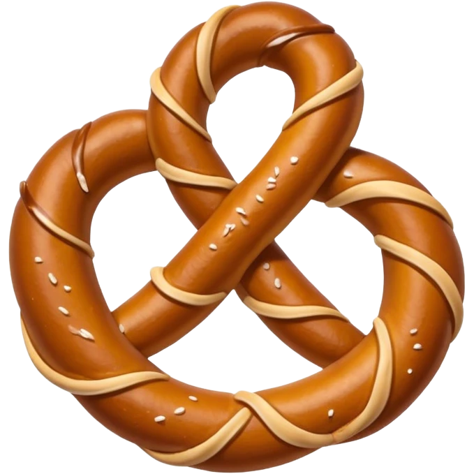 pretzel with salt emoji