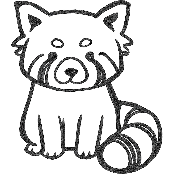 red panda emoji