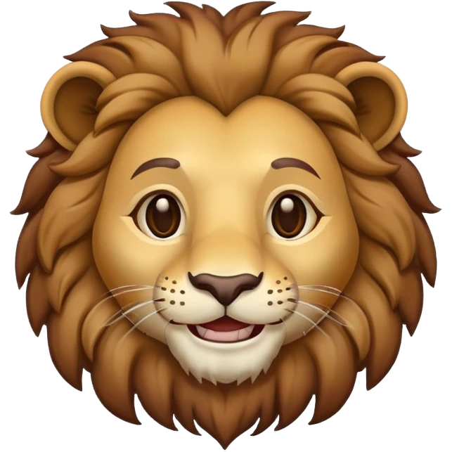 lion jesus smiles and makes a great impression emoji