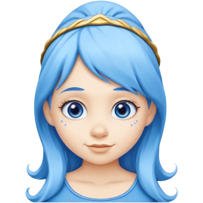 Smurfette emoji