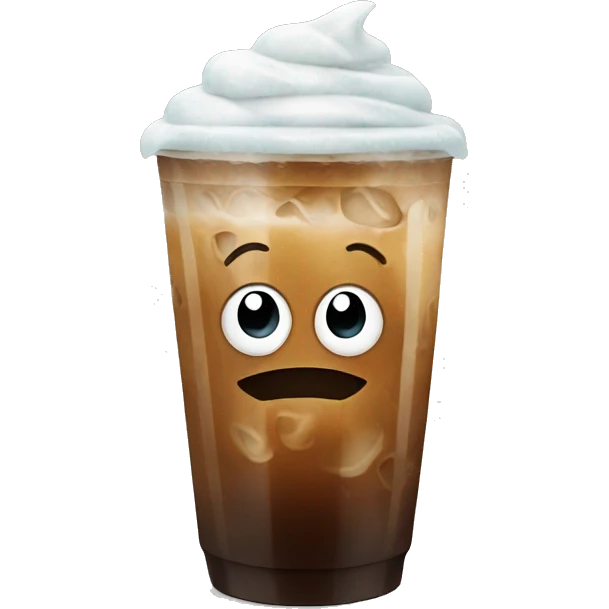 Iced coffe emoji