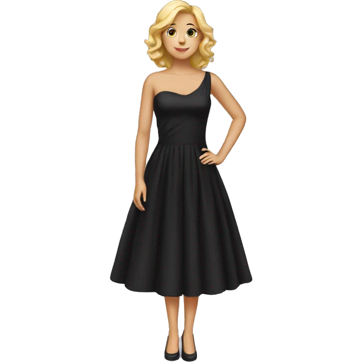 Black dress emoji