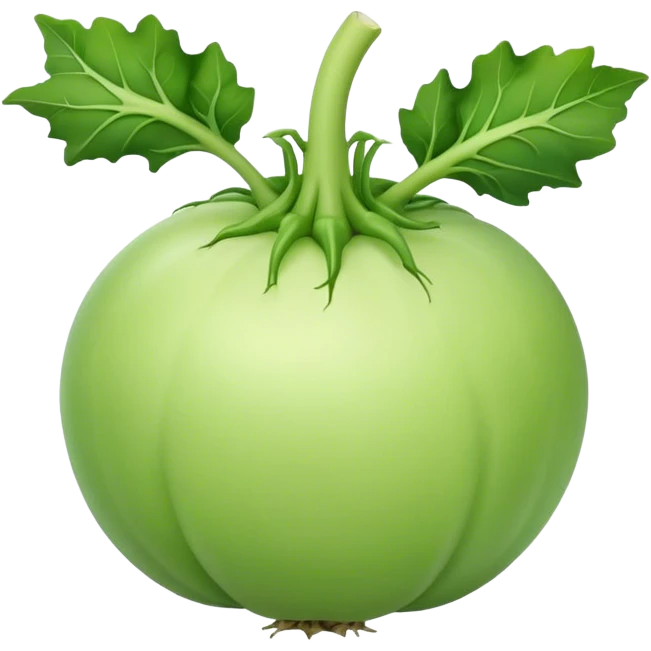 kohlrabi vegetable emoji