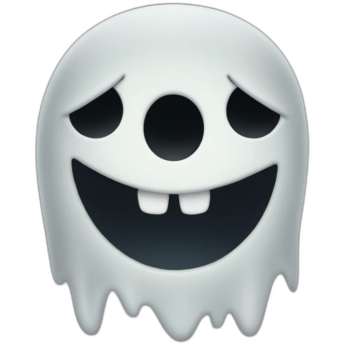 Ghost face emoji