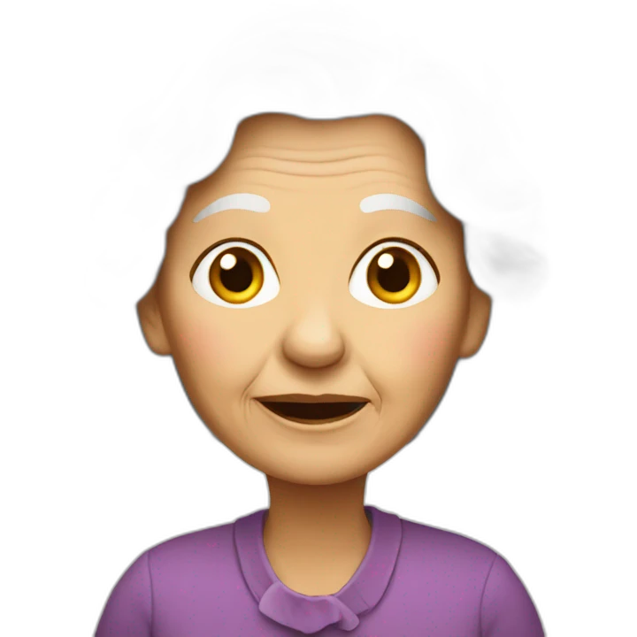 old lady emoji