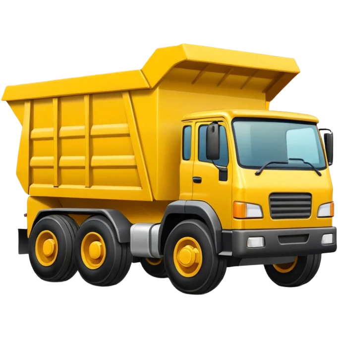Small dump truck emoji