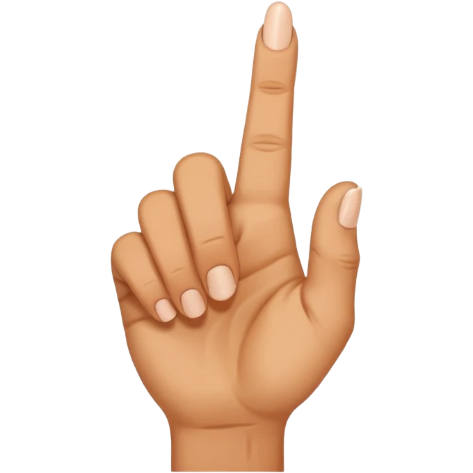 Sticking up middle finger emoji