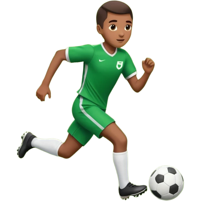 Lamine Yamal playing soccer emoji
