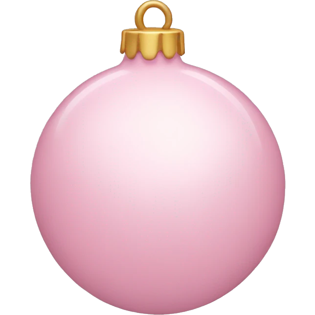 One light Pink ornament  emoji