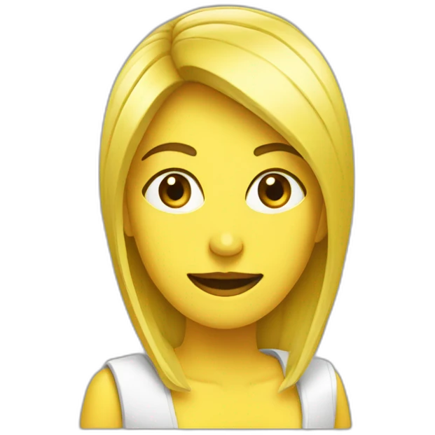 Femme branle banane emoji