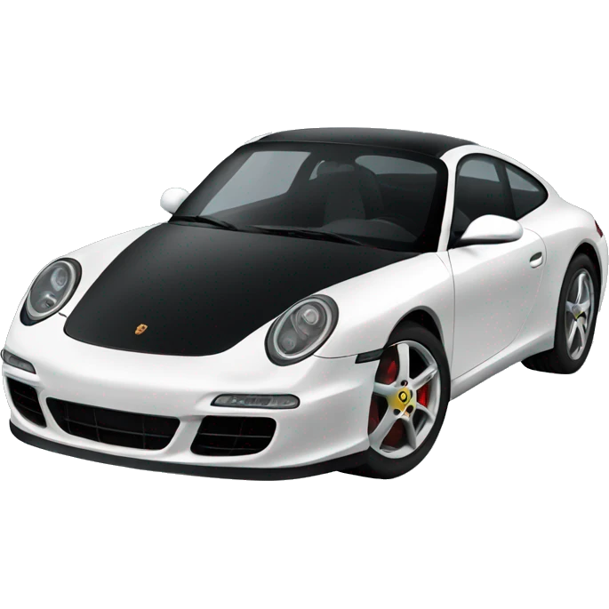 Black Porsche Car emoji