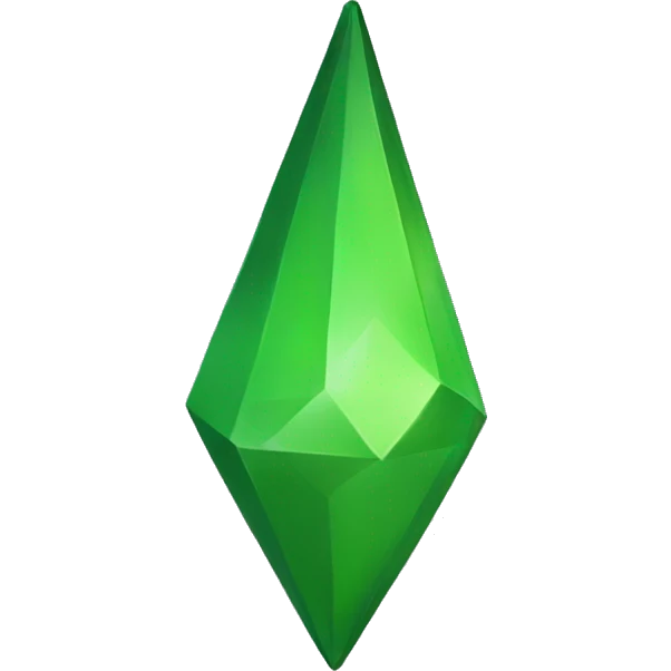 the sims plumbob green emoji