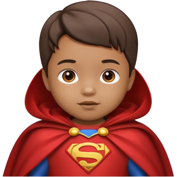 Toddler Batman in capes emoji