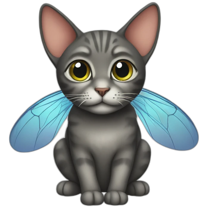fly cat emoji