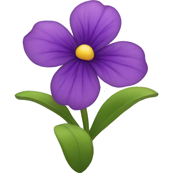 violet flower emoji