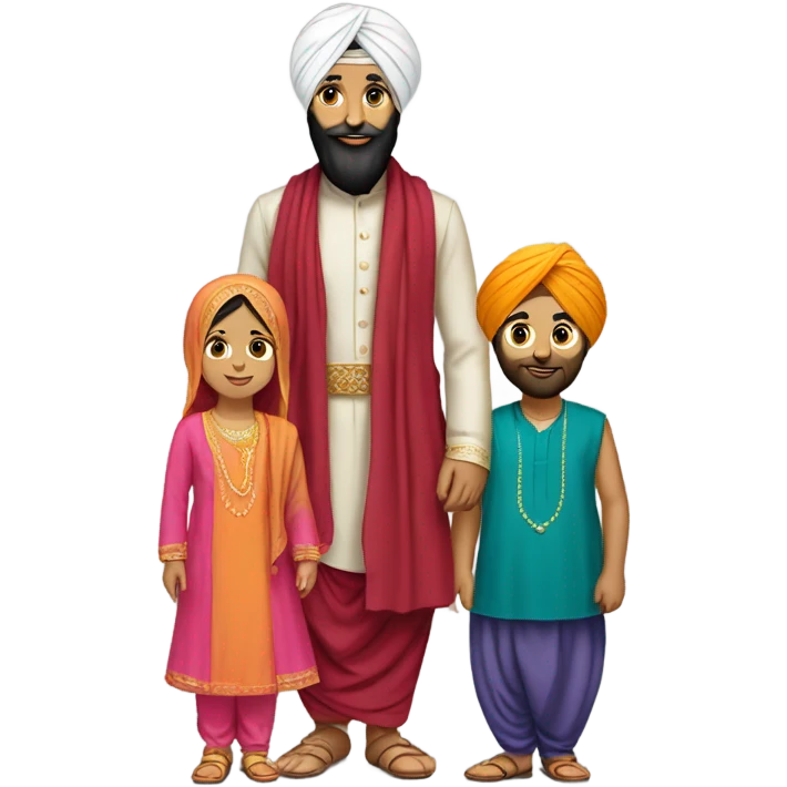 Sikh family emoji
