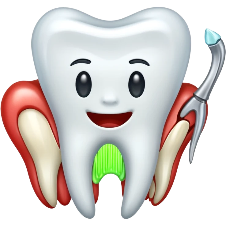 Tooth extracted emoji