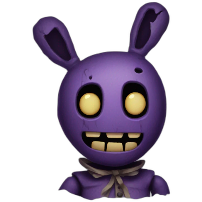 Withered bonnie no face emoji