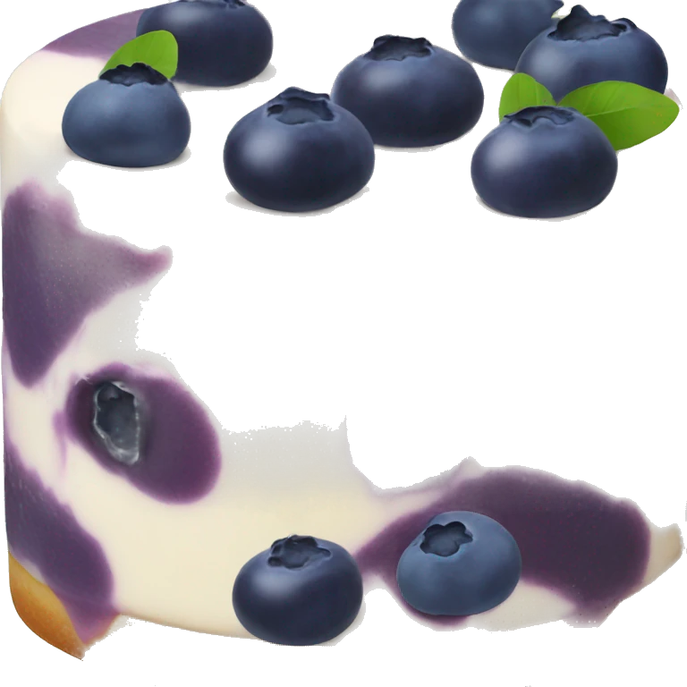Blueberry Cheesecake  emoji