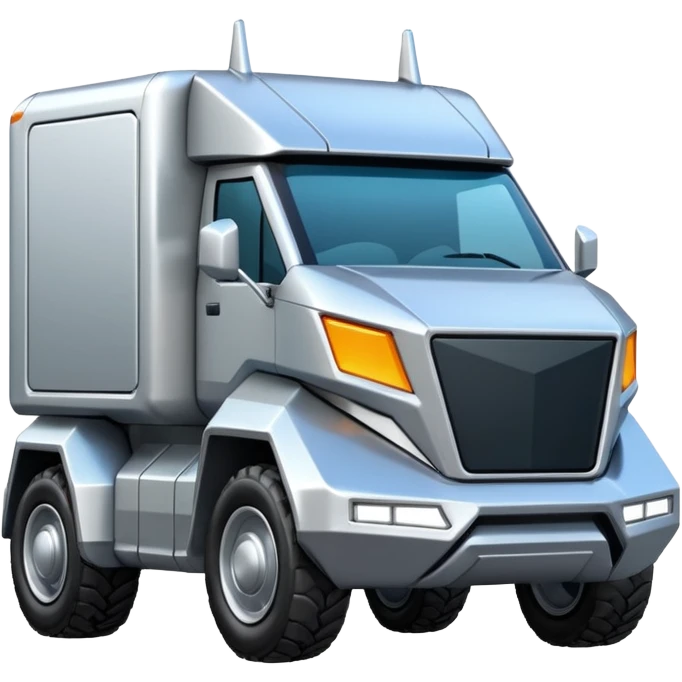 silver cyber truck emoji