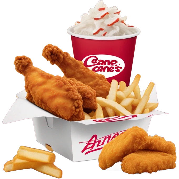 raising canes box combo emoji