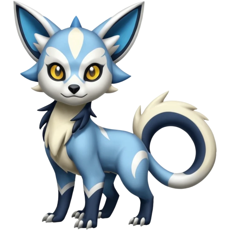 Genet-Absol-Zeraora-Primagen-fusion-creature  emoji