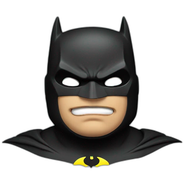 fat batman in fat mask emoji