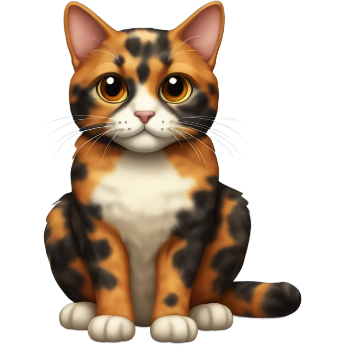 Cool tortie cat emoji