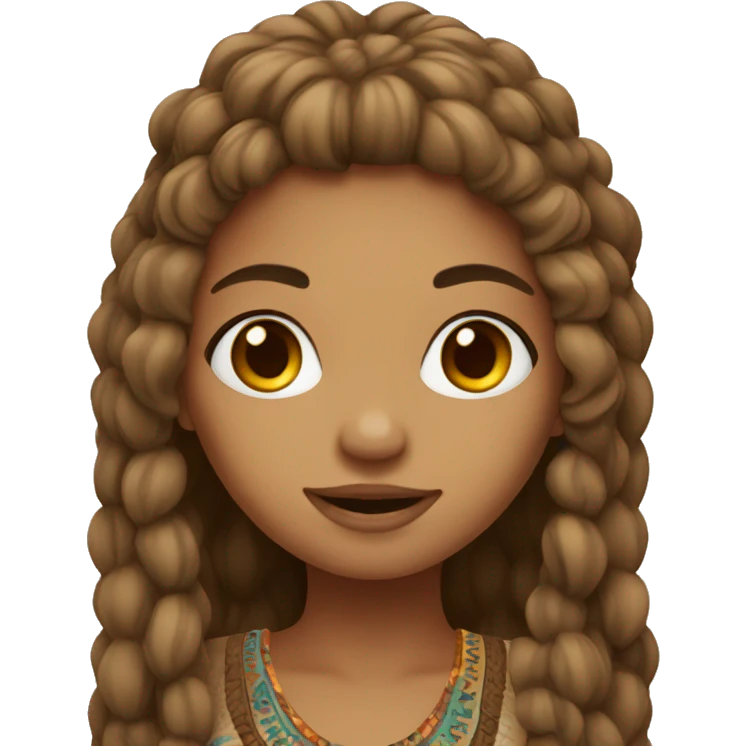 Boho girl  emoji