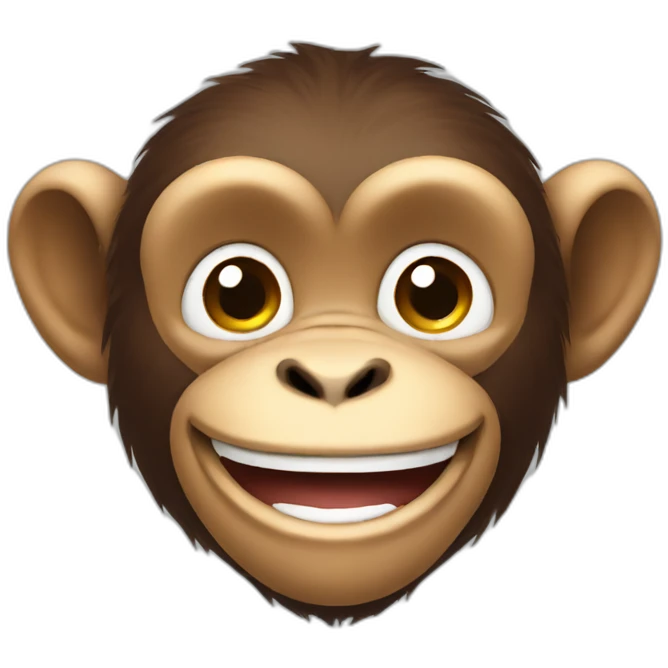 smiling monkey emoji