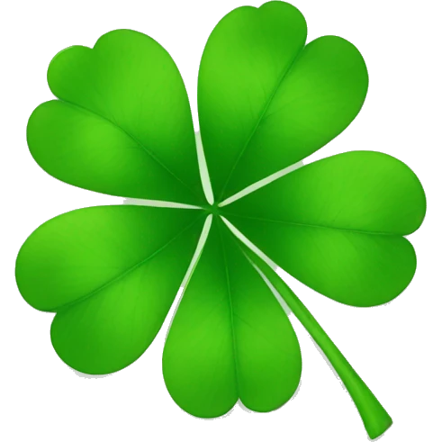 9 leaf clover emoji