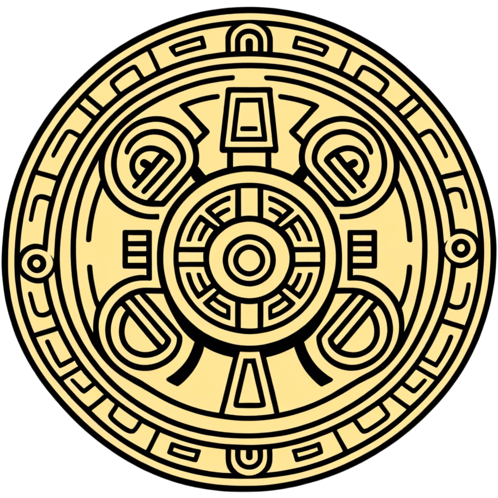 Mayan symbol glyph emoji