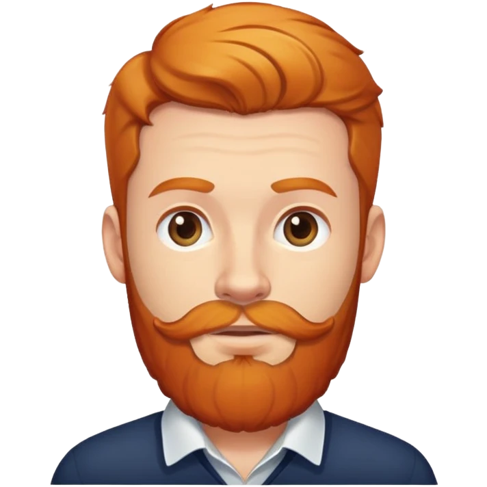 Ginger beard emoji