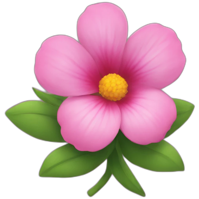 Pink flower emoji