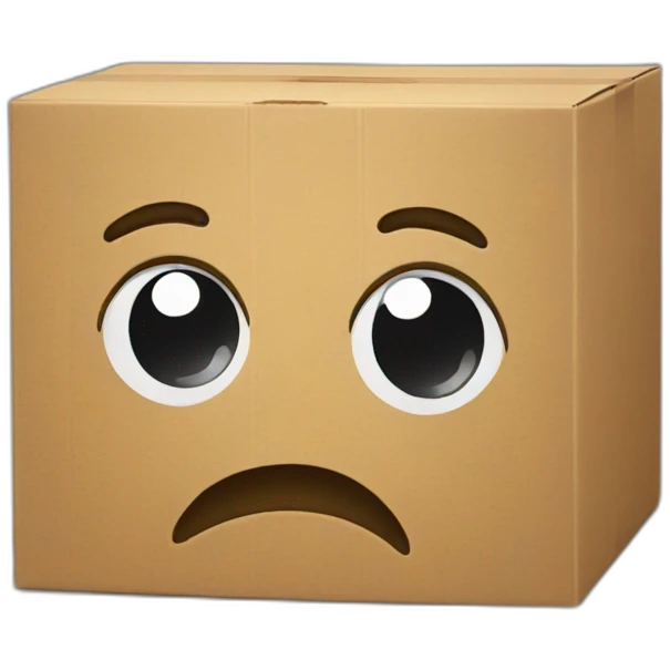 sad empty box emoji