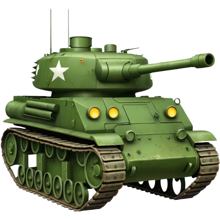Military tank emoji