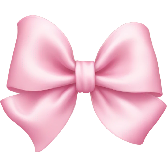 pastel pink bow emoji