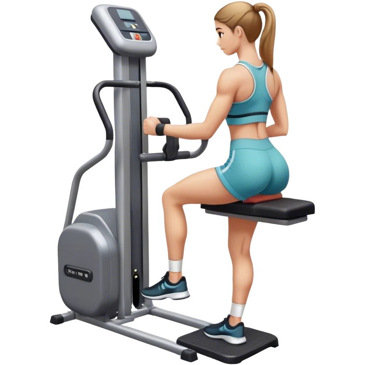 how to use gym calf-raise machine emoji