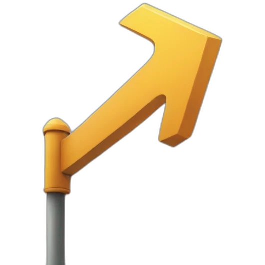 Sign pointing right emoji