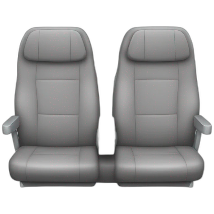 Simple Economy class Airplane seat emoji