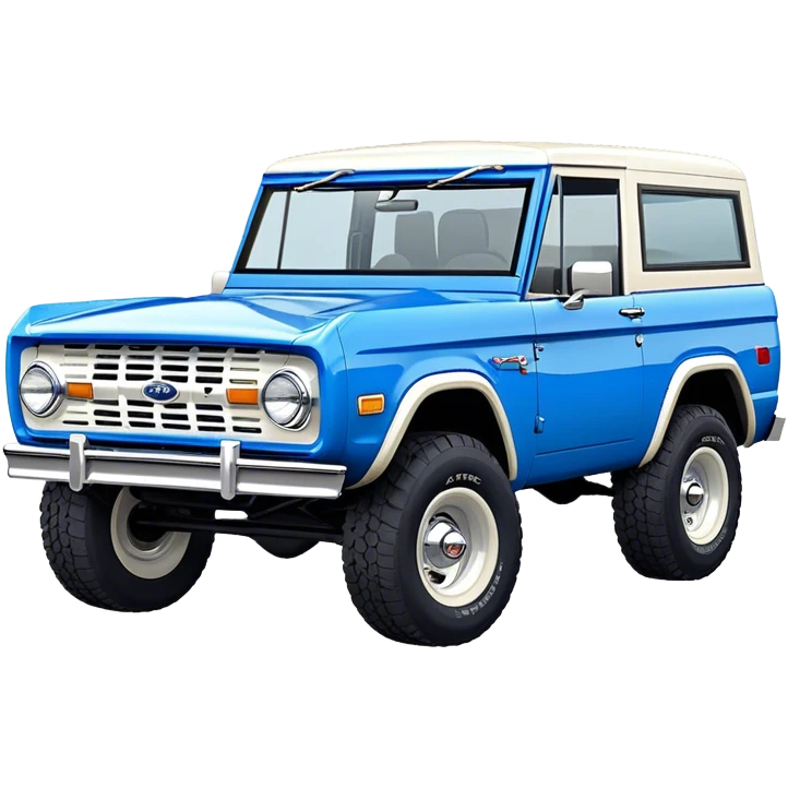 Ford Bronco - Ford (Model Year: 2021) (Iconic colour: Blue) emoji