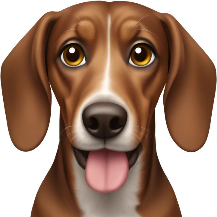 Brown daschound emoji