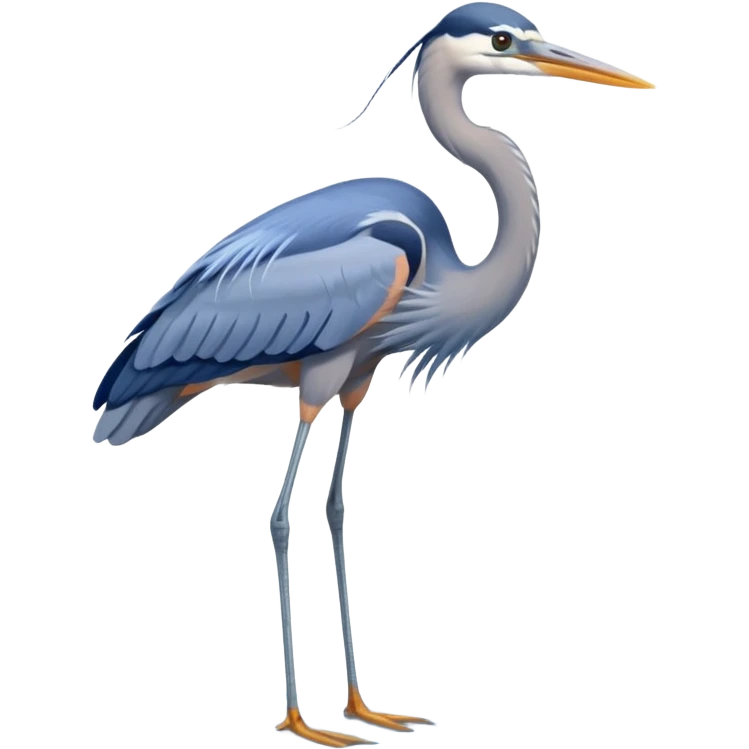 Blue heron emoji