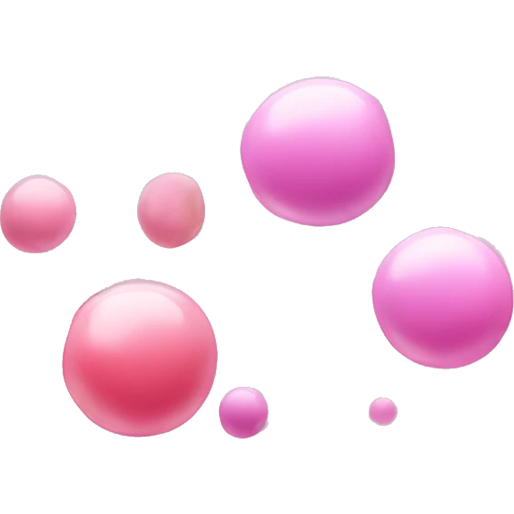 Bubble gum bubble emoji