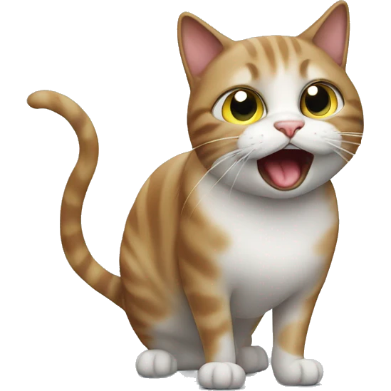  cat farting emoji