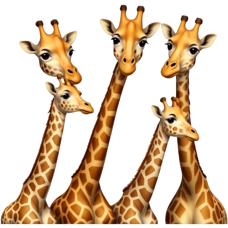 Farting giraffes emoji